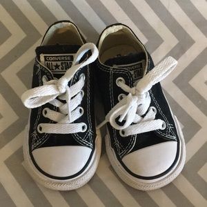 Black Toddler Converse All Stars